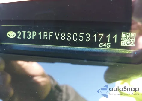 2025 Toyota Rav4 Xle z USA, uszkodzony, nr VIN 2T3P1RFV8SC531711